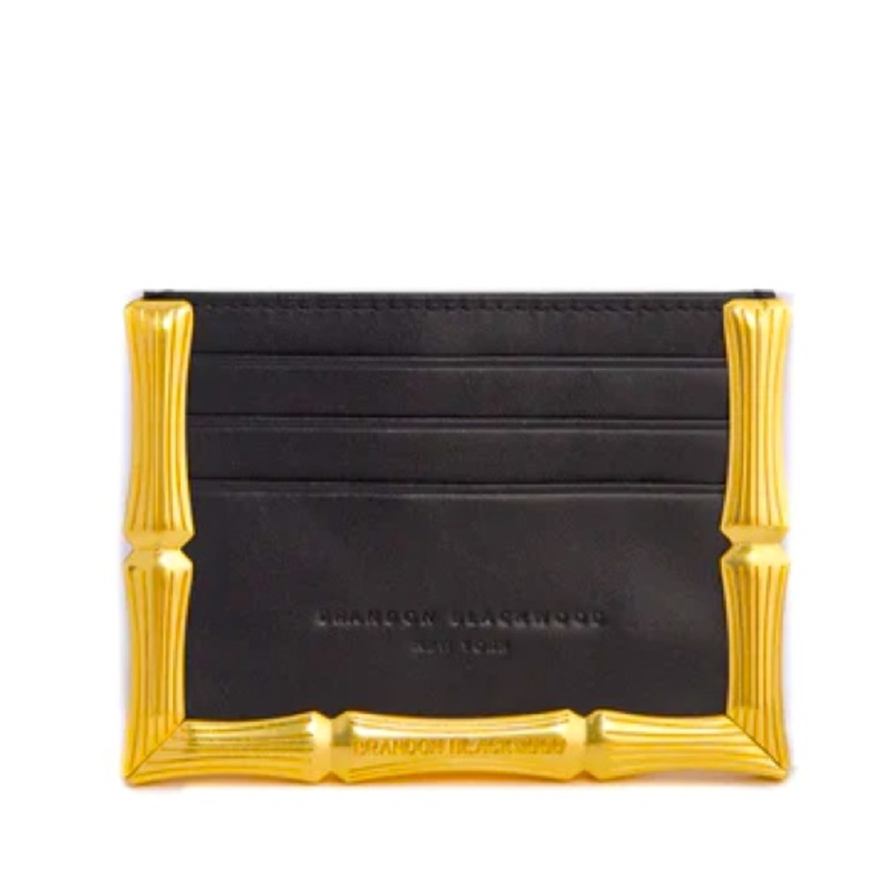 Like New BAMBOO B CARD HOLDER